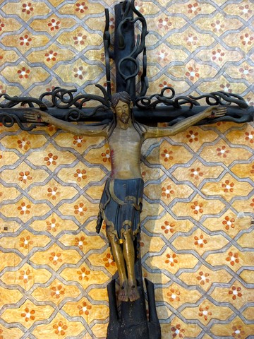 CHRIST EN BOIS DE L'EGLISE DE MOISSAC VERS 1135