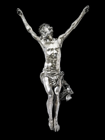 CHRIST EN ARGENT DE JOHANNES ZECKEL 1697