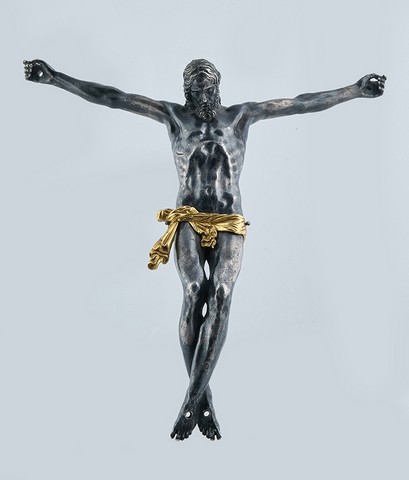 Christ en Bronze attribué à Juan Bautista Franconio