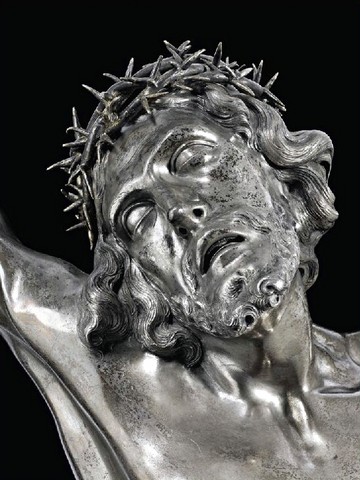 CHRIST EN ARGENT DE JOHANNES ZECKEL 1697
