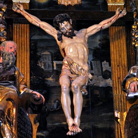 Christ en Croix de Juan de Juni de 1545 à 1561