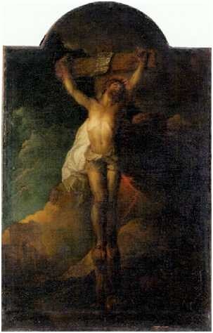 Charles de la FOSSE 1636-1716 Attribué à Crucifixion Lyons-La-Forêt