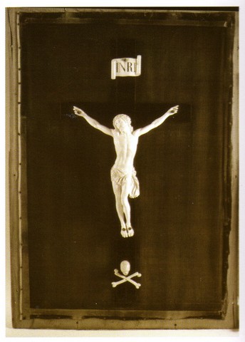COPIE D'UN CHRIST DE TILMANN RIEMENSCHNEIDER - EGLISE SAINT-PIERRE SAINT-PAUL  - DOLLNSTEIN -1948