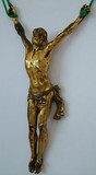 CHRIST EN BRONZE DORE EPOQUE REGENCE 