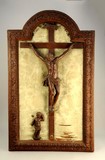 Christ en bois dans le goût de Toussaint Bagard Rouillac Vendôme
