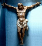 CHRIST EN BOIS DU 16E SIECLE