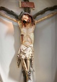 Crucifix dans d'extrêmes souffrances à Chioggia
