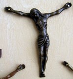 CHRIST EN BRONZE DU 16E SIECLE